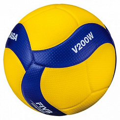 Мяч Mikasa V200W р.5 желтый-синий